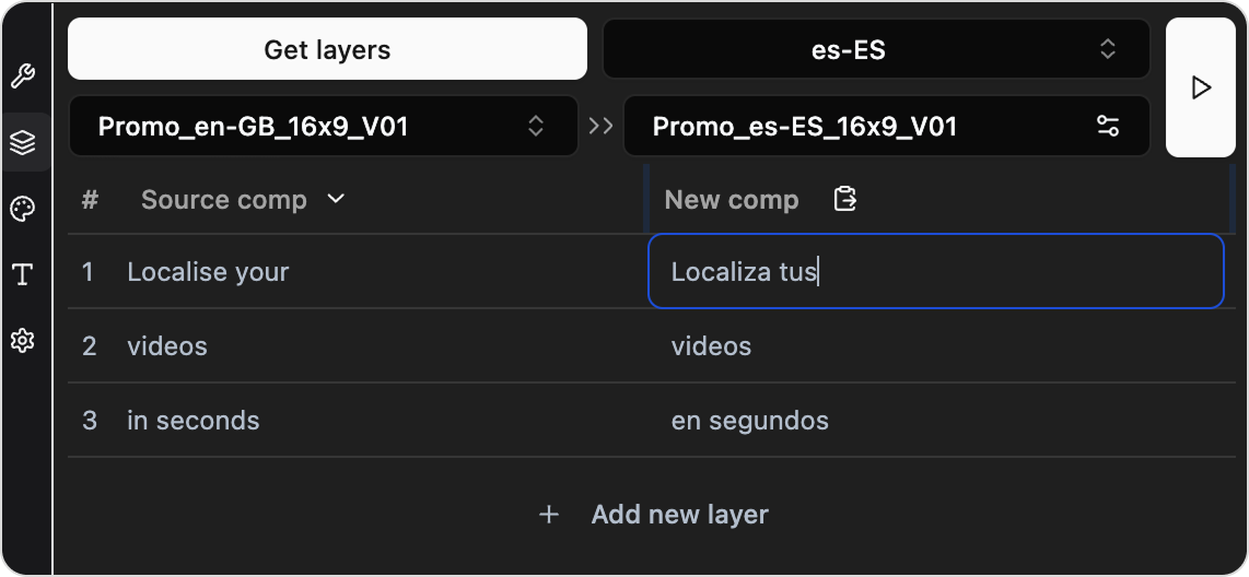 Layers Panel interface